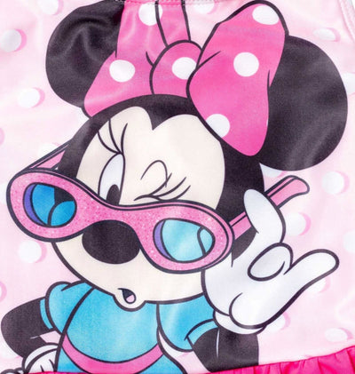 Disney Minnie Mouse Racerback UPF 50+ Tankini Top Bikini Bottom Swim Set - imagikids