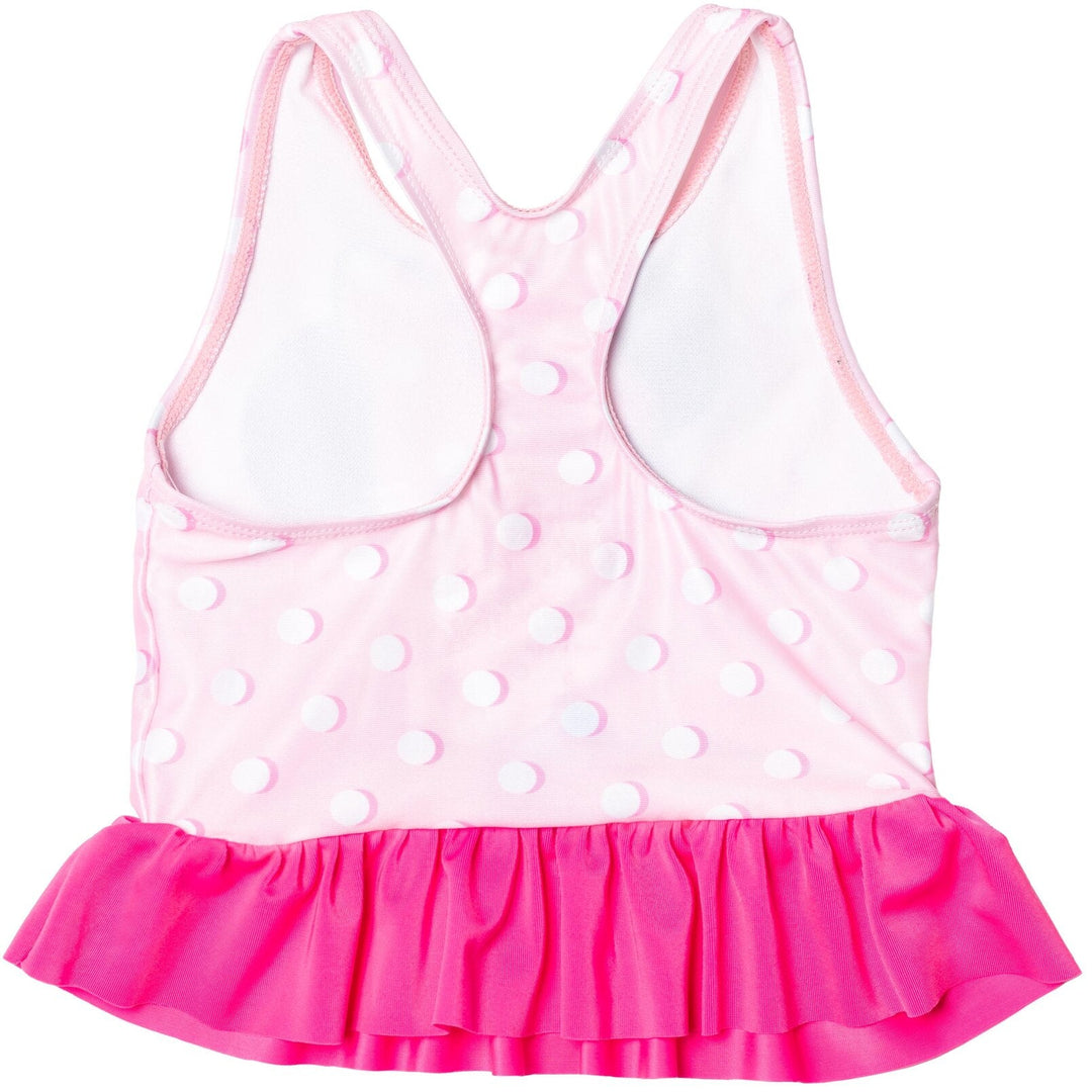 Disney Minnie Mouse Racerback UPF 50+ Tankini Top Bikini Bottom Swim Set - imagikids