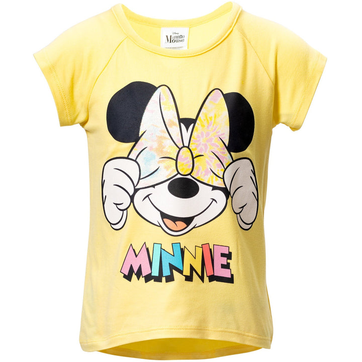 Disney Minnie Mouse Short Sleeve T-Shirt & Leggings Outfit Set - imagikids