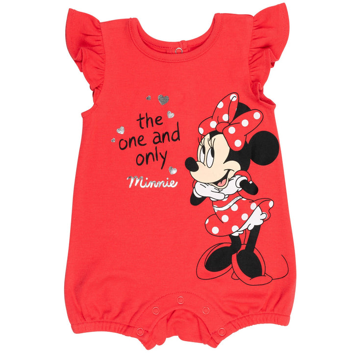 Disney Minnie Mouse Snap Romper and Bucket Sun Hat - imagikids