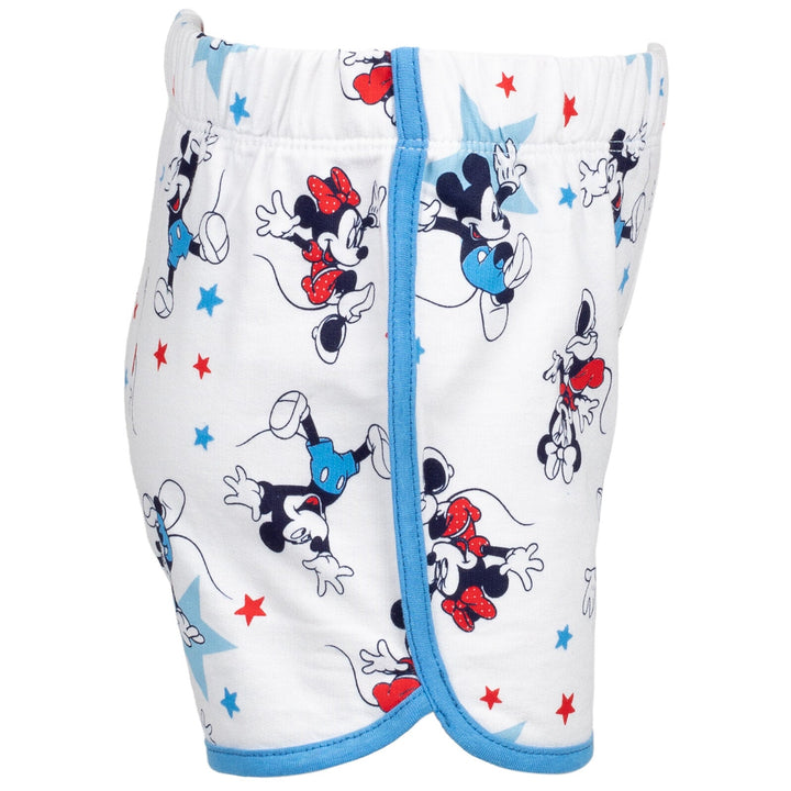 Disney Minnie Mouse T-Shirt and French Terry Shorts Outfit Set - imagikids