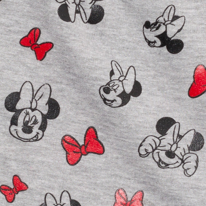 Disney Minnie Mouse T-Shirt and French Terry Shorts Outfit Set - imagikids