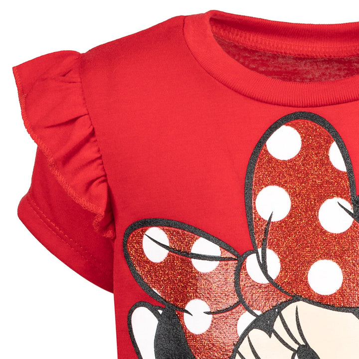 Disney Minnie Mouse T-Shirt and Leggings Outfit Set - imagikids