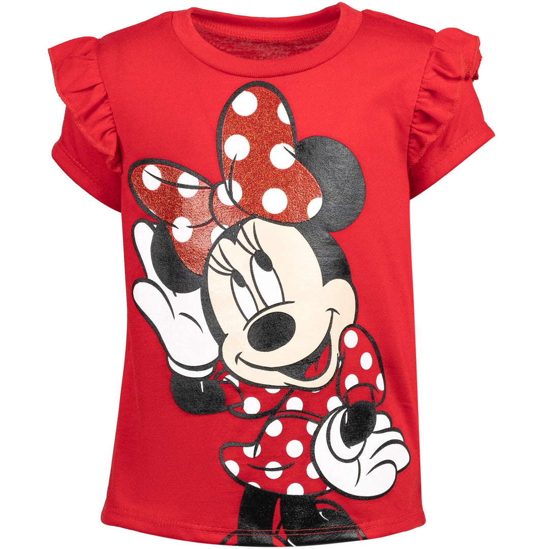 Disney Minnie Mouse T-Shirt and Leggings Outfit Set - imagikids