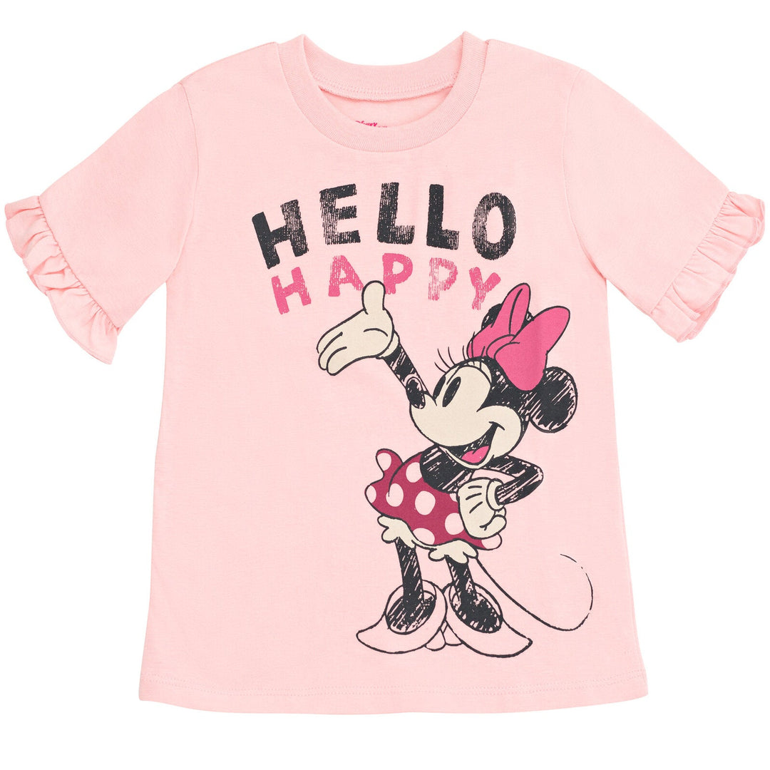 Disney Minnie Mouse T-Shirt and Leggings Outfit Set - imagikids