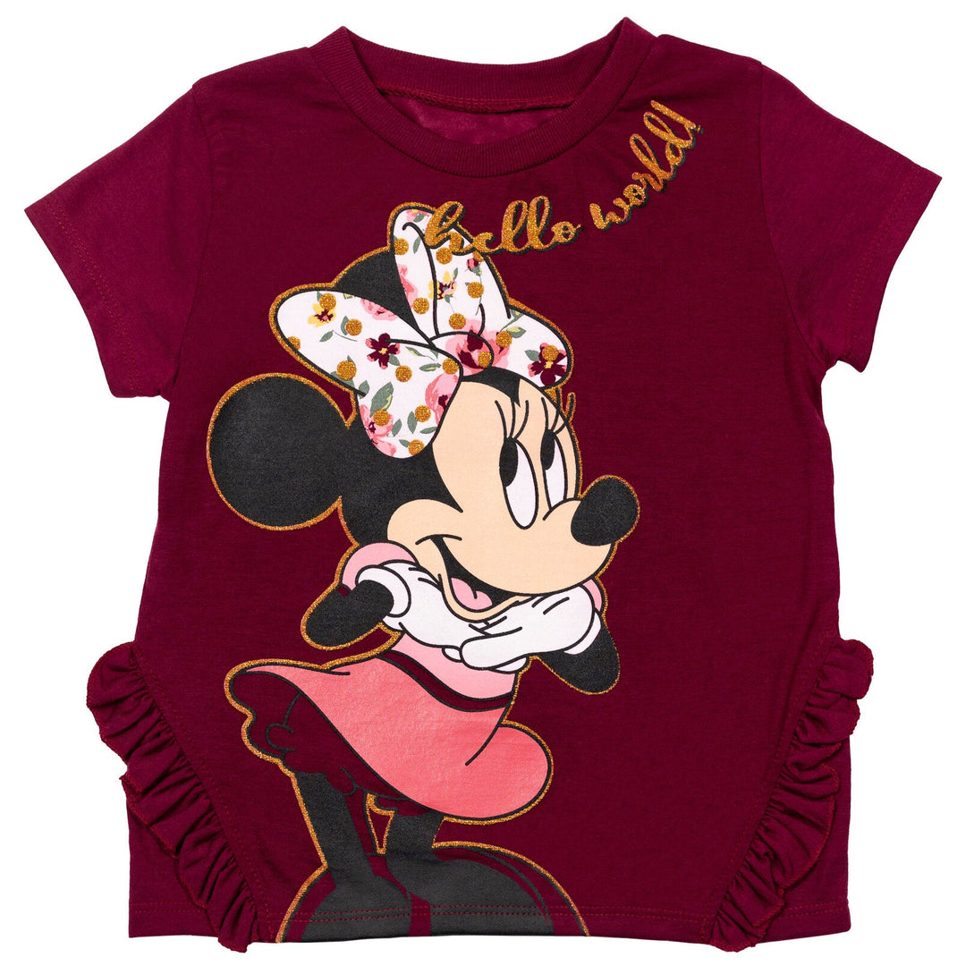 Disney Minnie Mouse T-Shirt and Leggings Outfit Set - imagikids