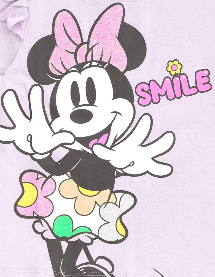 Disney Minnie Mouse T-Shirt and Leggings Outfit Set - imagikids