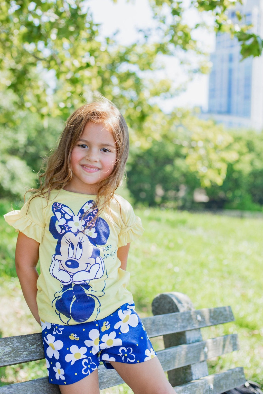 Disney Minnie Mouse T-Shirt and Twill Shorts Outfit Set - imagikids