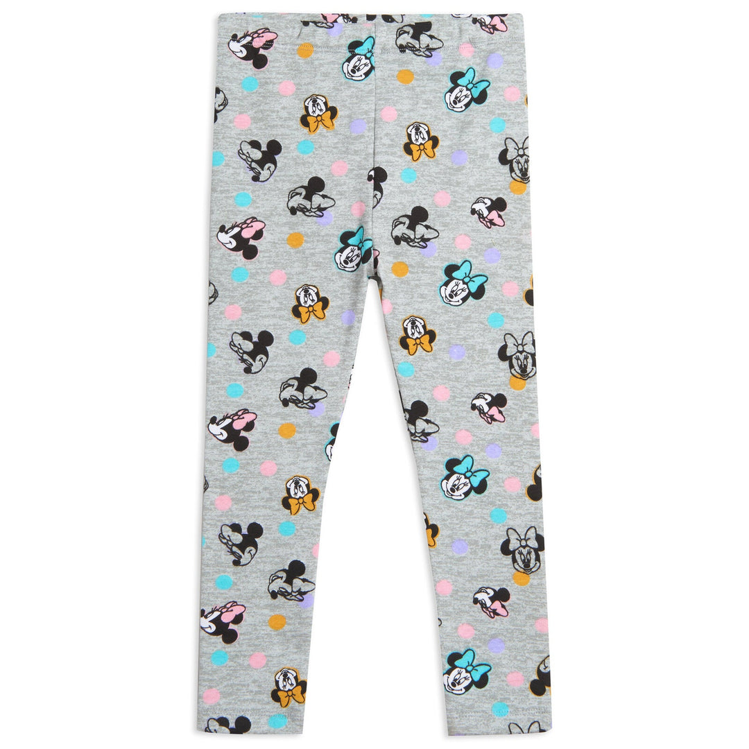 Disney Minnie Mouse T-Shirt Leggings and Scrunchie 3 Piece Outfit Set - imagikids