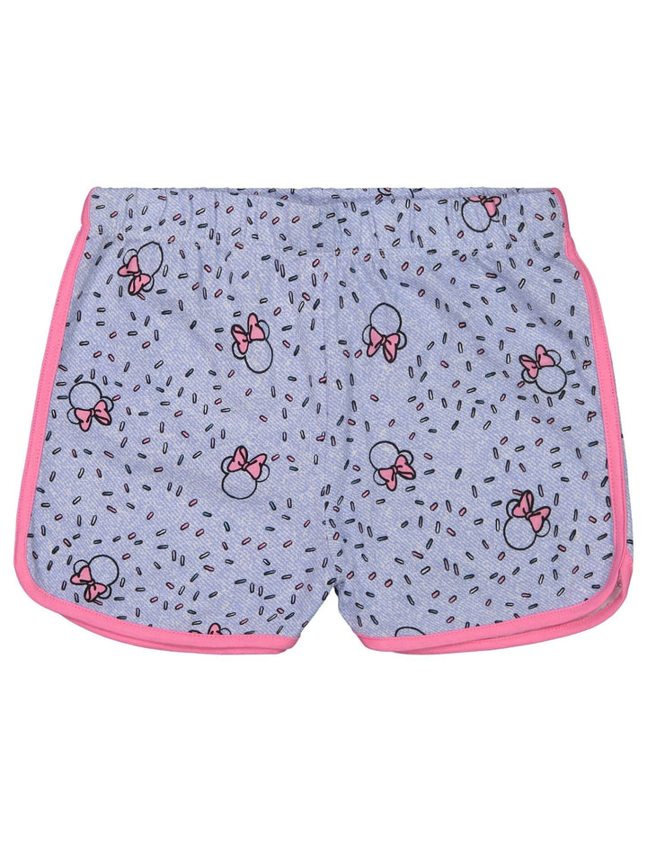 Disney Minnie Mouse T-Shirts Leggings and Dolphin Shorts 4 Piece Outfit Set - imagikids