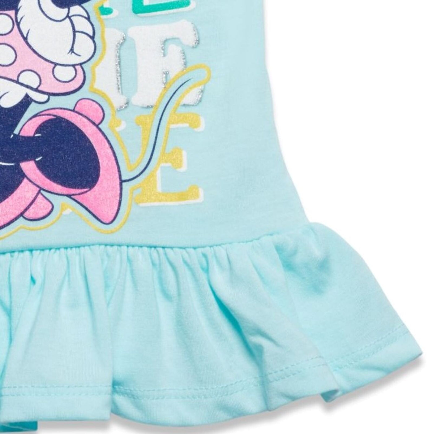 Disney Minnie Mouse Tank Top and Dolphin French Terry Shorts Outfit Set - imagikids