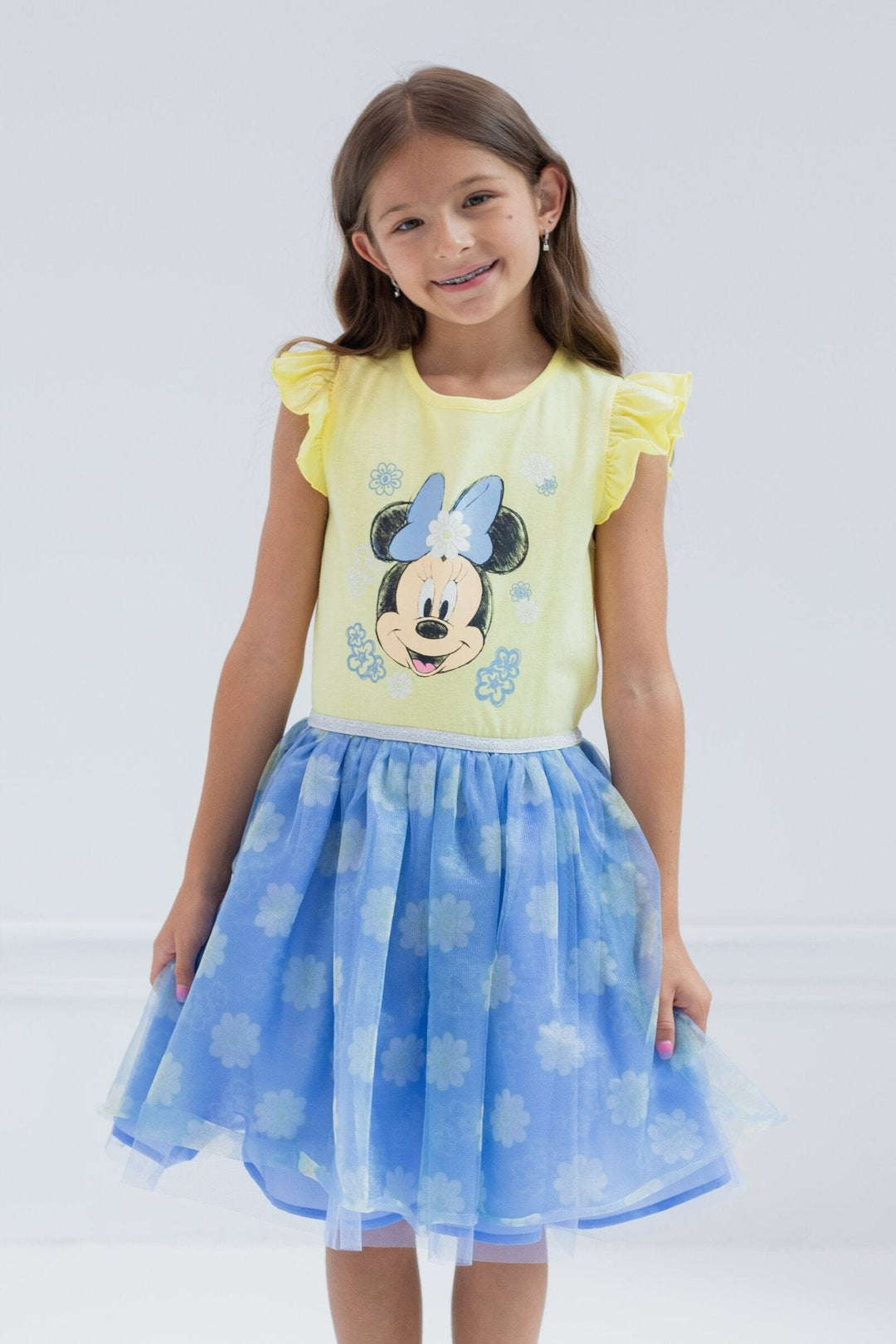 blue dress minnie mouse Disney 36-inch Jumbo Stuffed Animal Plush Toy in lasting joy Girls - Blue Striped/Minnie Mouse