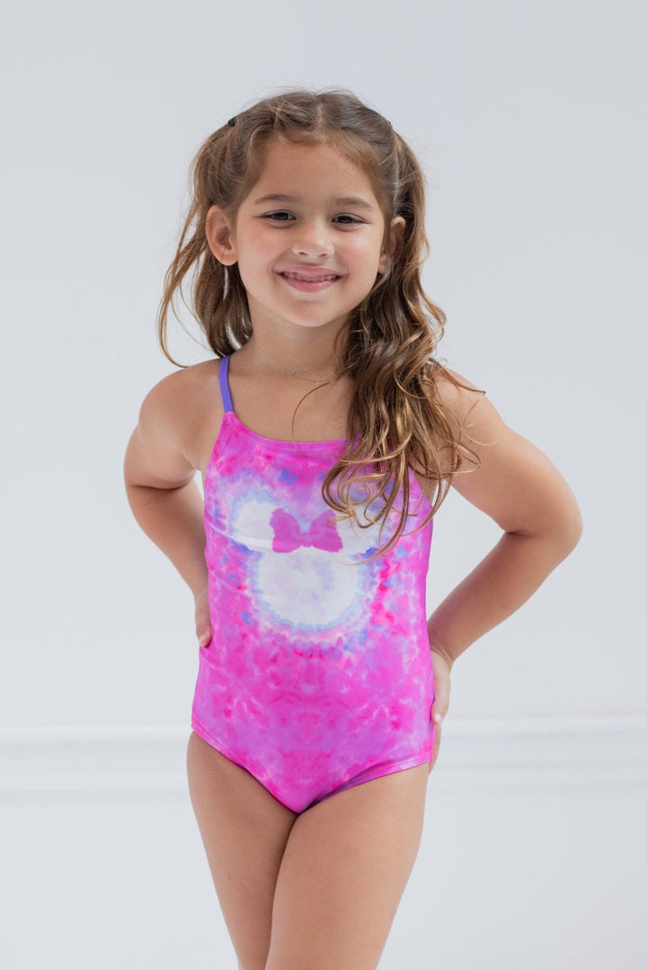 Disney Minnie Mouse UPF 50+ One Piece Bathing Suit - imagikids