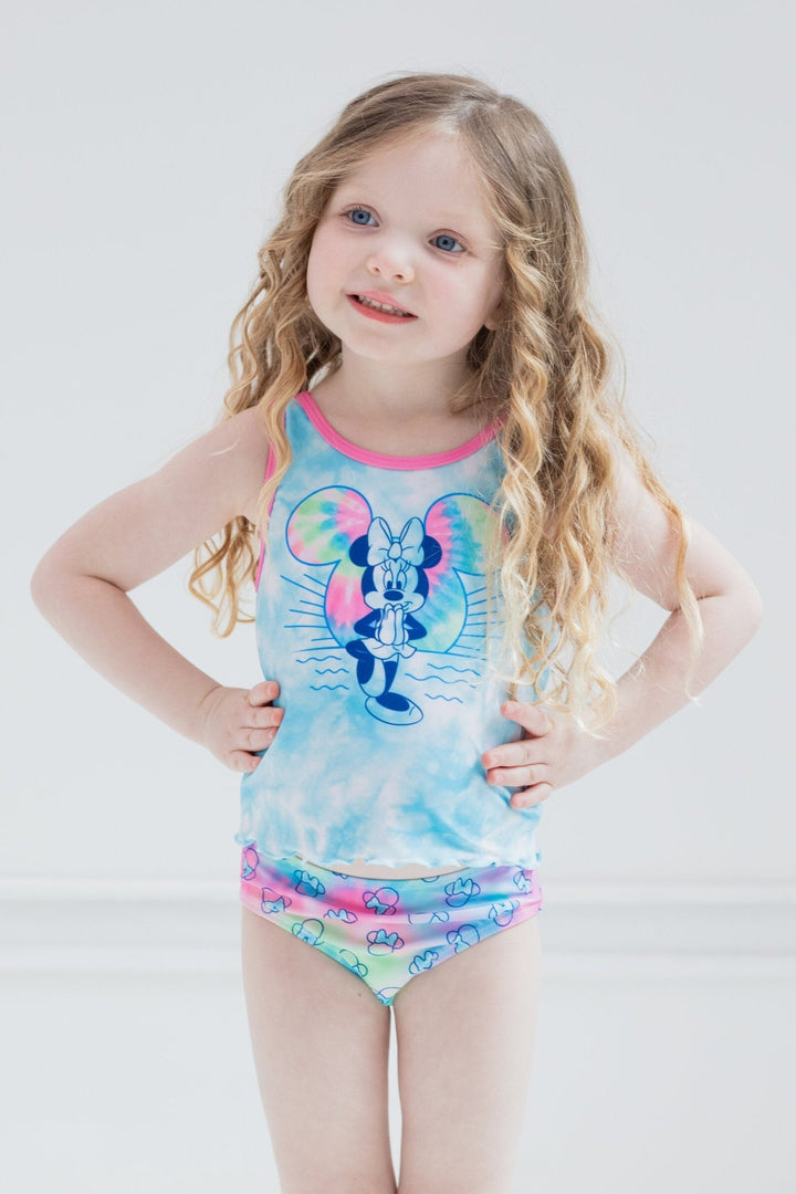 Disney Minnie Mouse UPF 50+ Tankini Top Bikini Bottom - imagikids