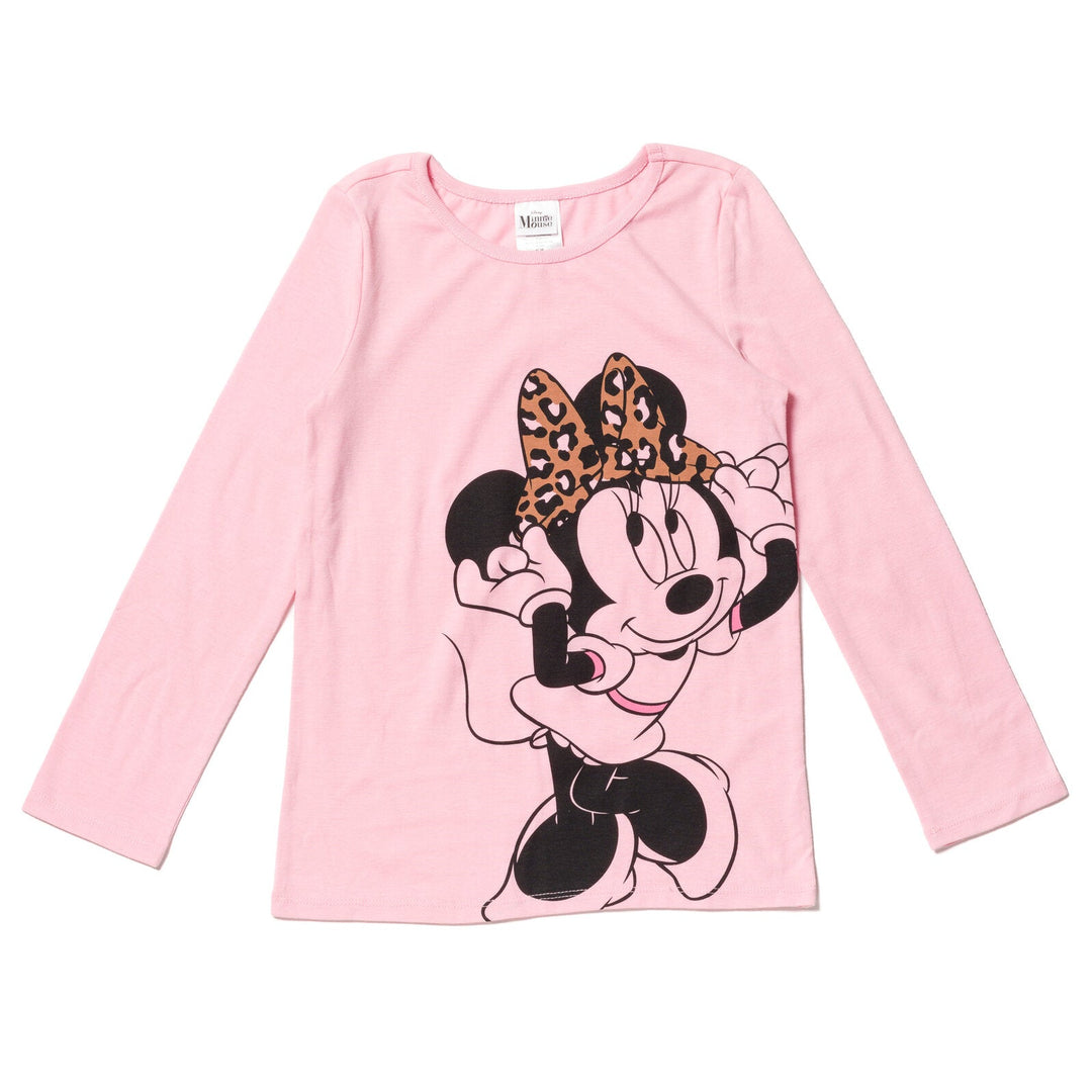 Disney Minnie Mouse Zip Up Vest Puffer T-Shirt and Leggings 3 Piece Outfit Set - imagikids