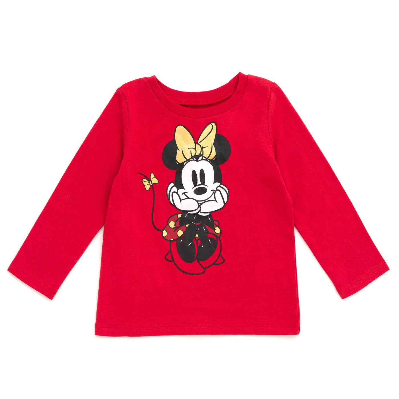 Disney Minnie Mouse Zip Up Vest Puffer T-Shirt and Leggings 3 Piece Outfit Set - imagikids