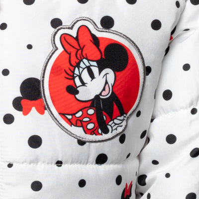 Disney Minnie Mouse Zip Up Winter Coat Puffer Jacket - imagikids