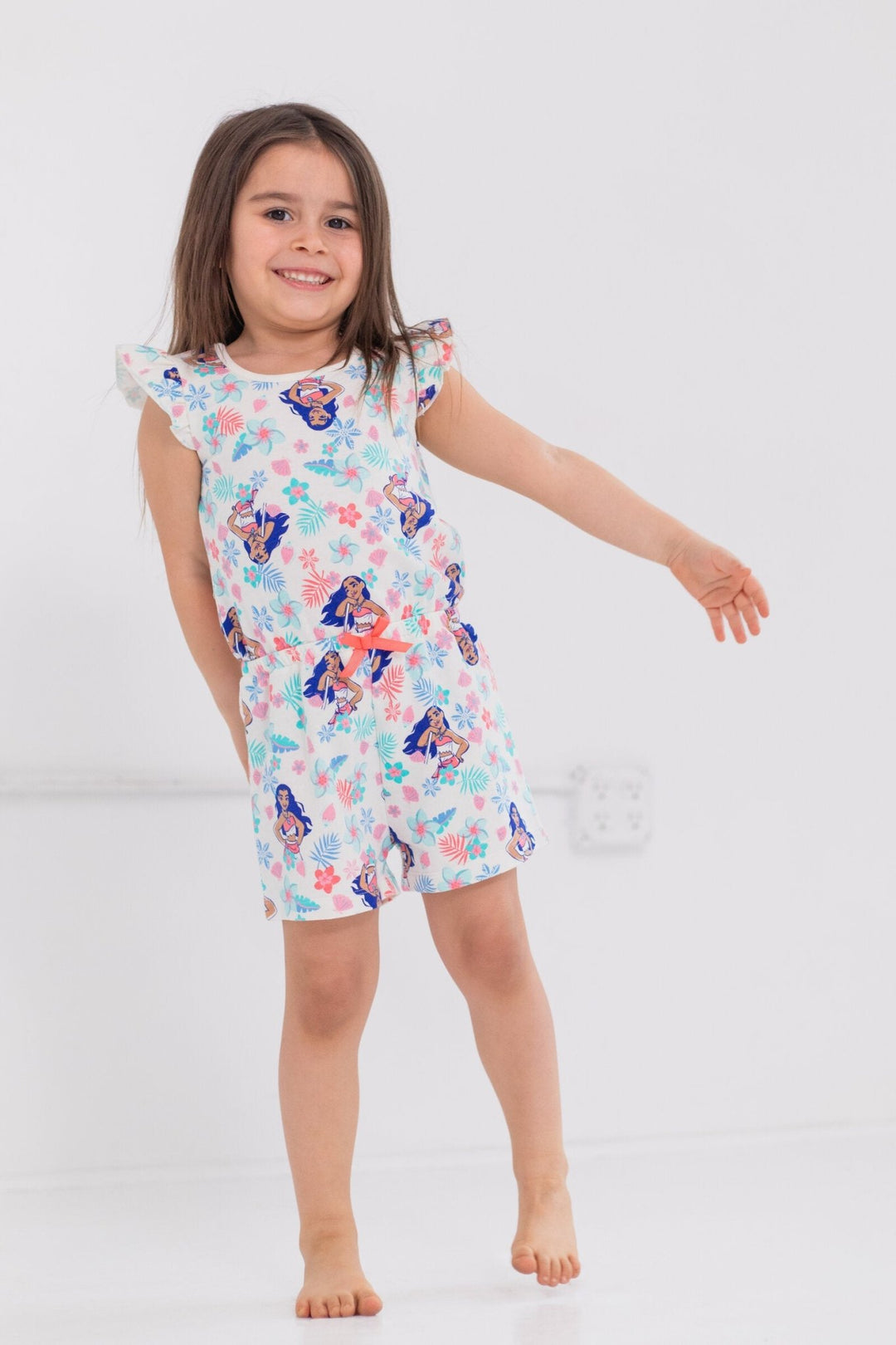 Disney Moana French Terry Sleeveless Romper - imagikids