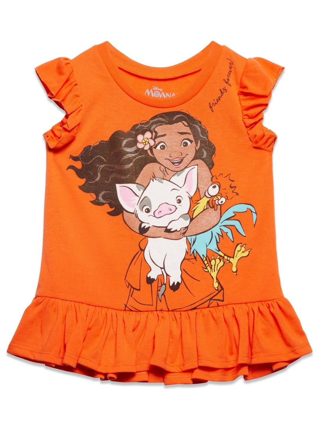 Disney Moana Peplum T-Shirt and Leggings Outfit Set - imagikids