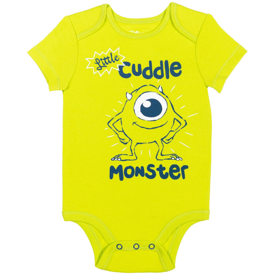 monsters inc baby clothes Disney Monsters Inc. Mike Wazowski Bodysuit Pants and Hat 3 Piece Outfit Set 6-9 Months