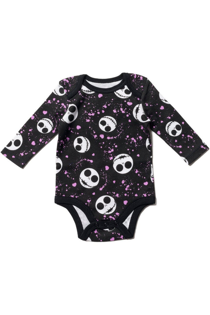 Disney Nightmare Before Christmas 3 Pack Long Sleeve Bodysuits - imagikids