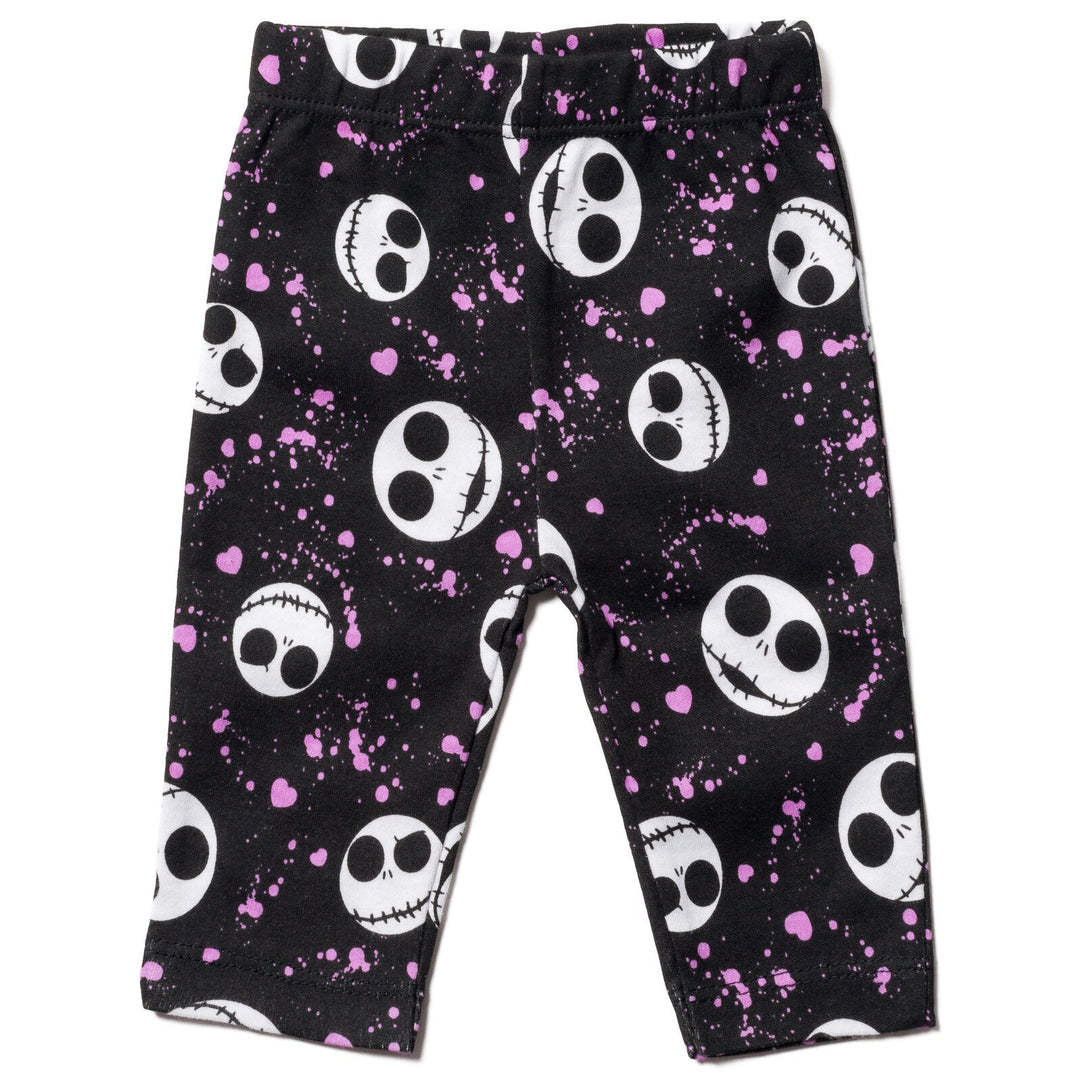 Disney Nightmare Before Christmas Bodysuit Pants and Headband 3 Piece Outfit Set - imagikids