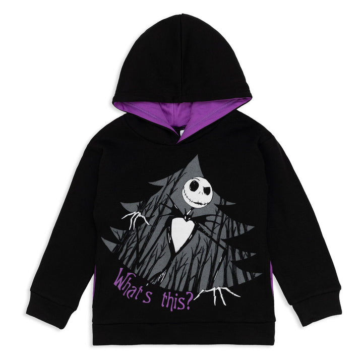 Disney Nightmare Before Christmas Jack Skellington Fleece Pullover Hoodie - imagikids