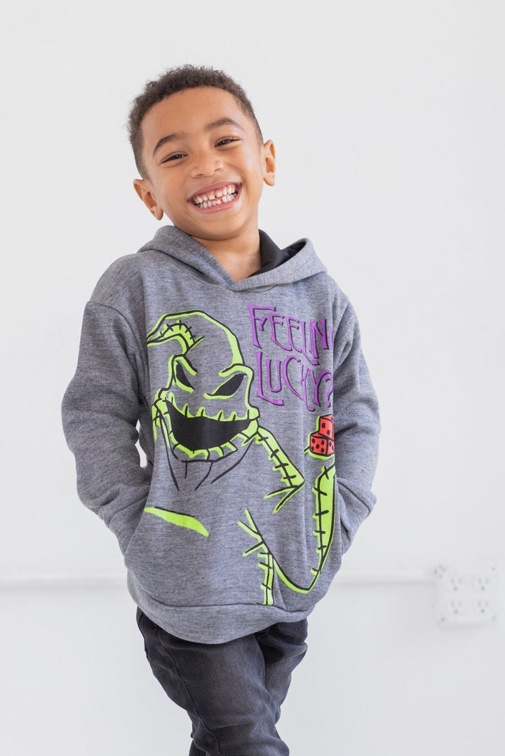 Disney Nightmare Before Christmas Oogie Boogie Fleece Pullover Hoodie - imagikids