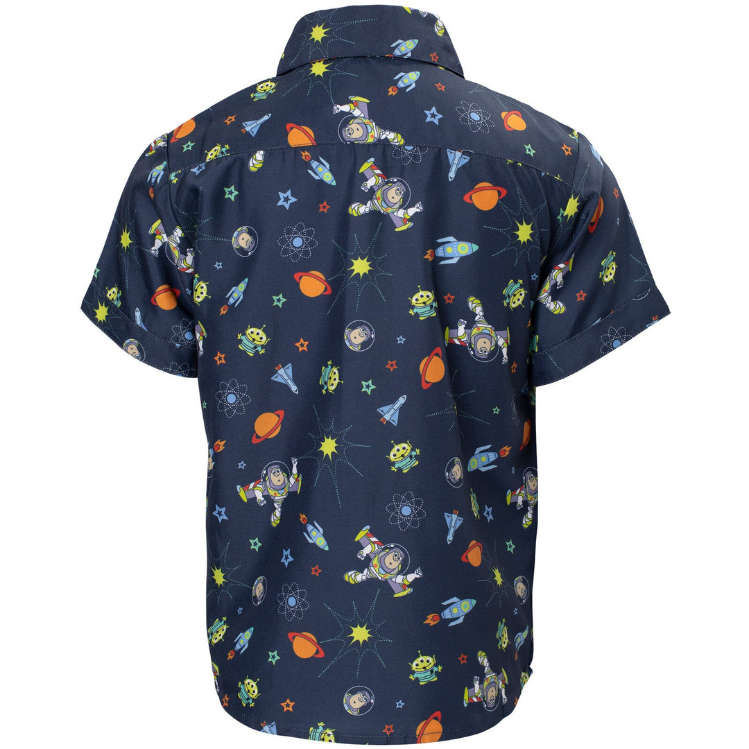 Disney Pixar Buzz Lightyear Button Down Shirt - imagikids