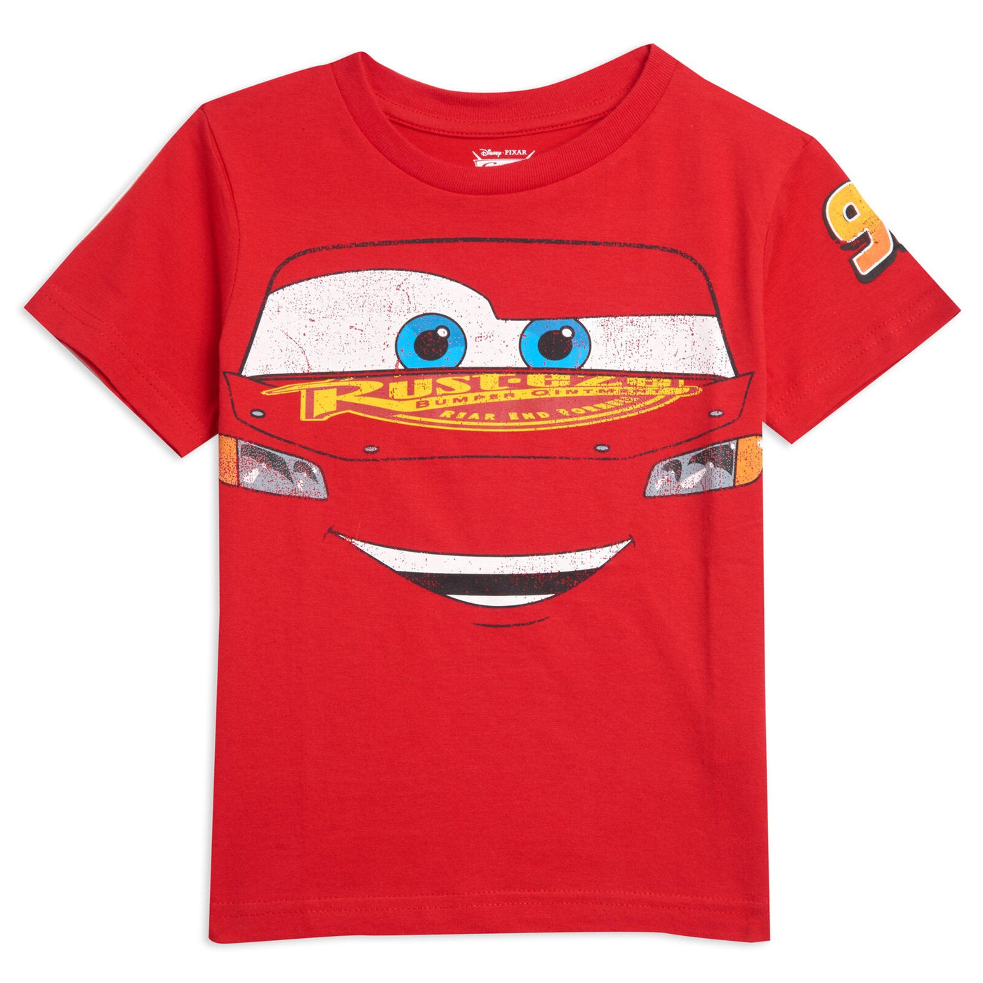 Disney Pixar Cars Lightning McQueen 3 Pack Graphic T-Shirts - imagikids