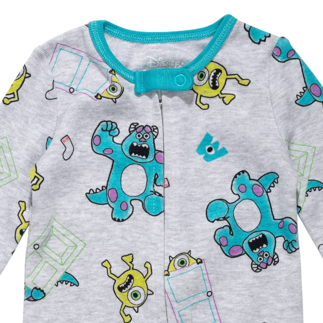 monsters inc shirt toddler Monsters Inc. Baby Boys Disney Winnie the Pooh Lion King Pixar Toy Story 2 Pack Sleep N' Play Coveralls Newborn to