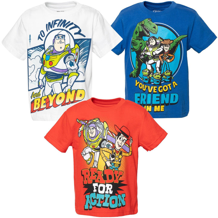 Disney Pixar Toy Story 3 Pack T-Shirts - imagikids