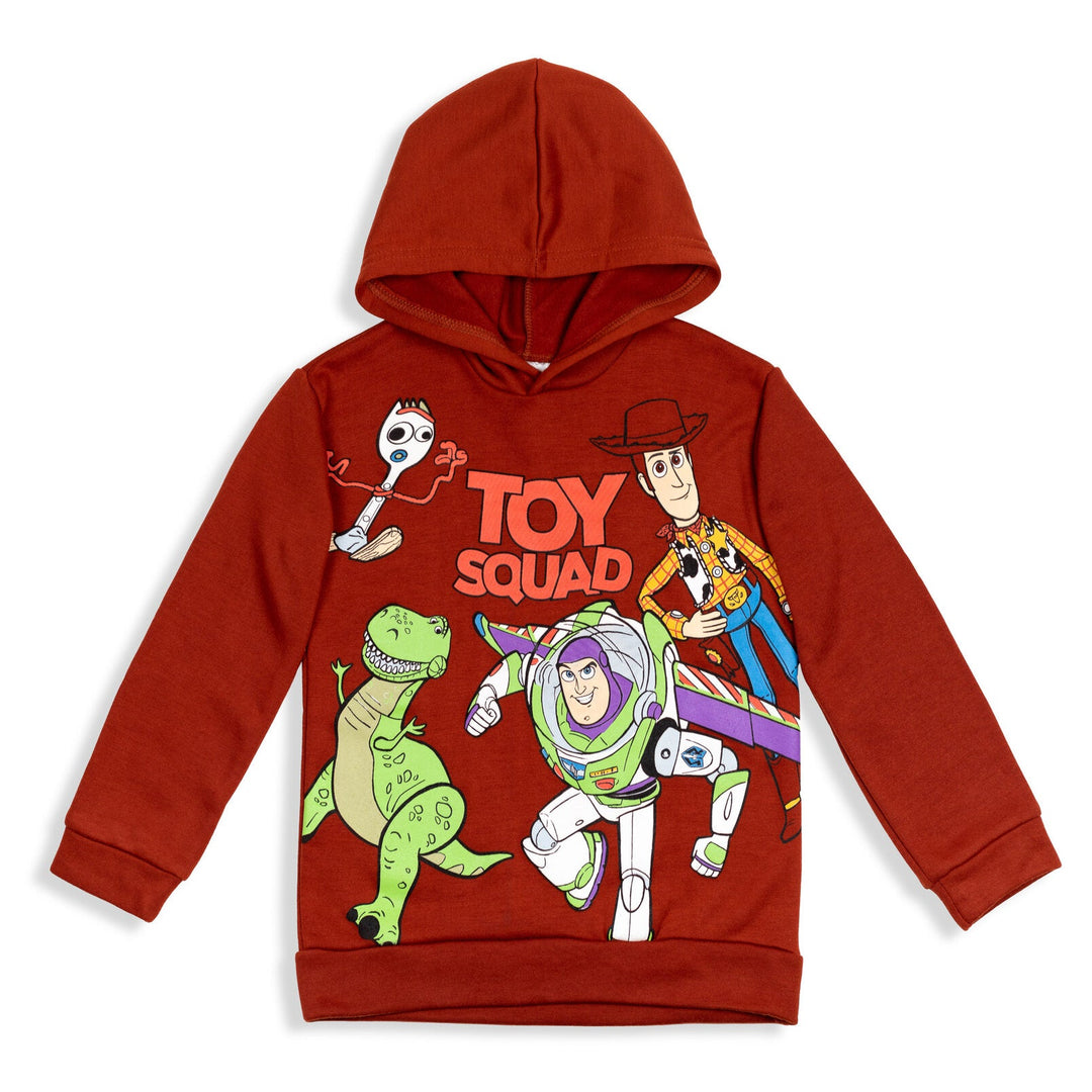 Disney Pixar Toy Story Buzz Lightyear Woody Rex Forky Fleece Pullover Hoodie - imagikids