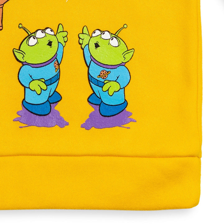 Disney Pixar Toy Story Buzz Lightyear Woody Rex Forky Fleece Pullover Hoodie - imagikids