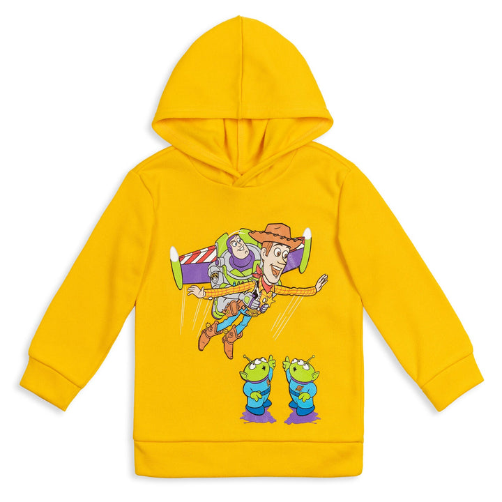 Disney Pixar Toy Story Buzz Lightyear Woody Rex Forky Fleece Pullover Hoodie - imagikids