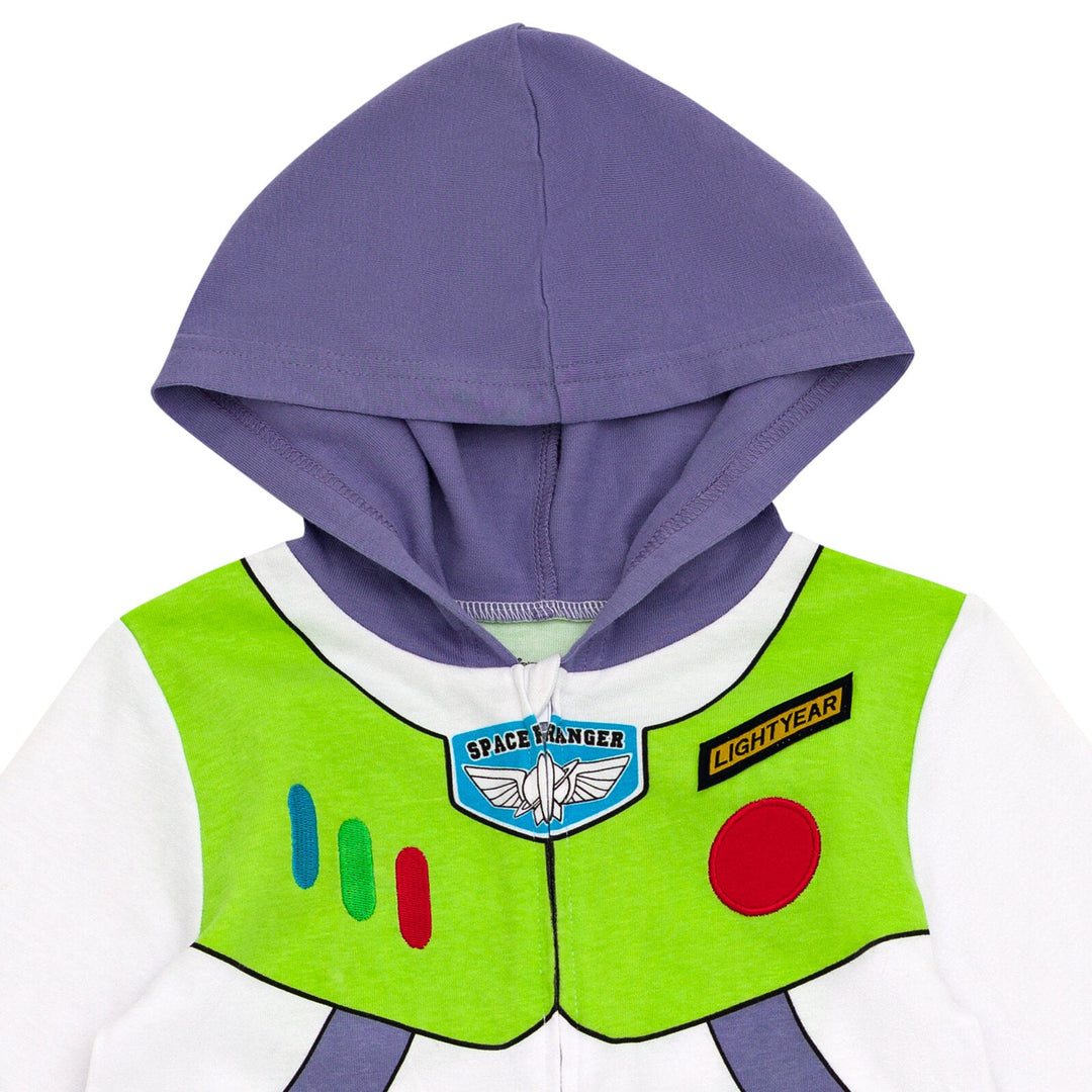 Disney Pixar Toy Story Buzz Lightyear Zip Up Cosplay Coverall - imagikids