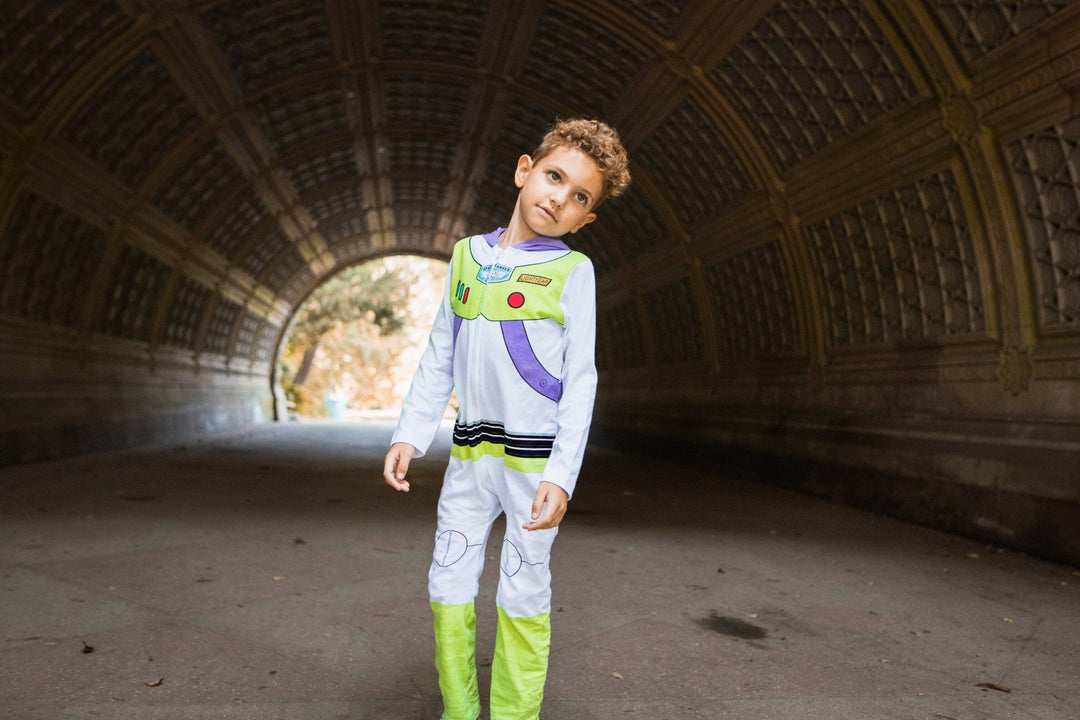 Disney Pixar Toy Story Buzz Lightyear Zip Up Cosplay Coverall - imagikids