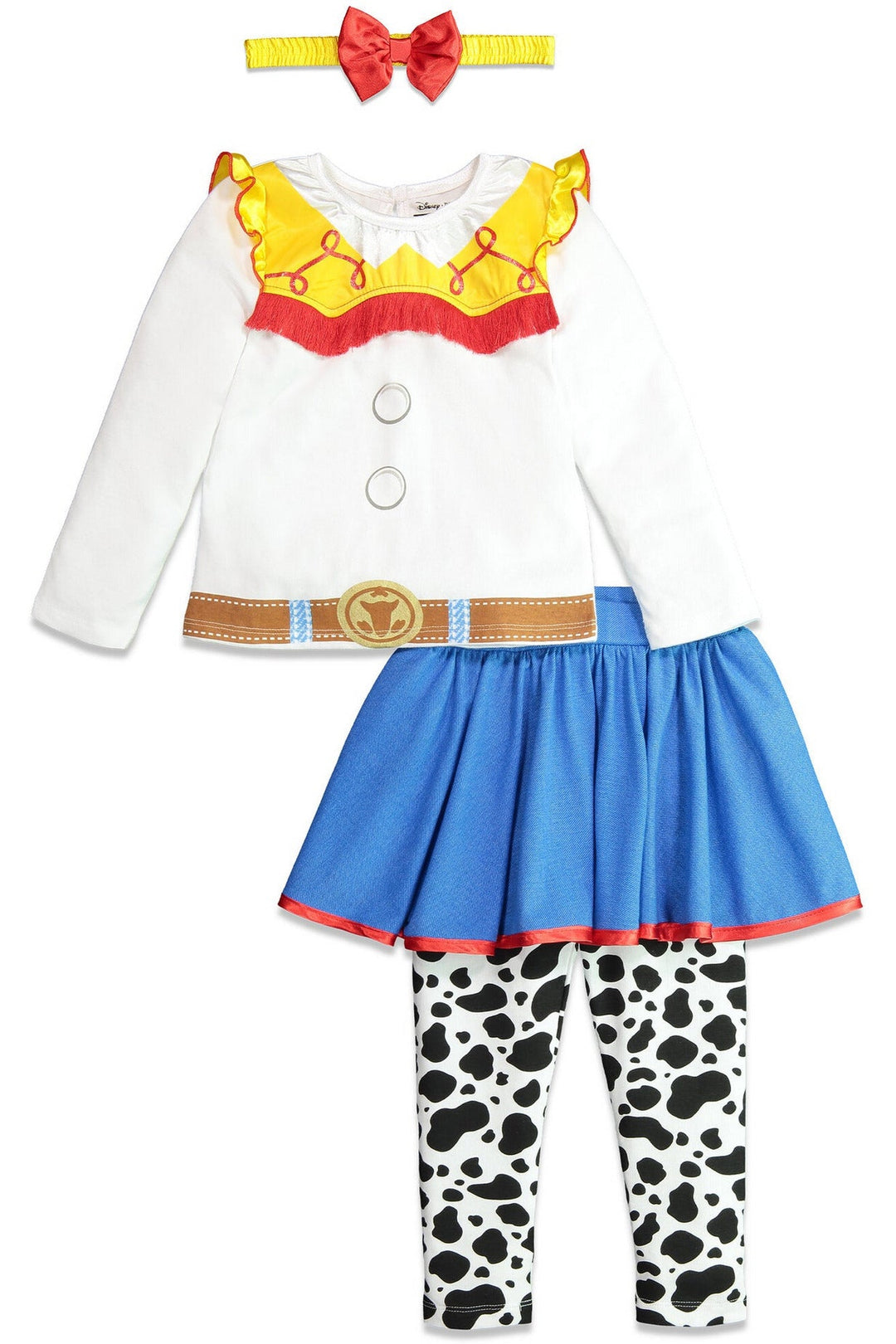 Disney Pixar Toy Story Jessie Cosplay T-Shirt Skegging and Headband 3 Piece - imagikids