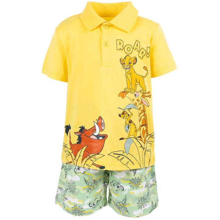 Disney Polo Shirt and Shorts Outfit Set - imagikids