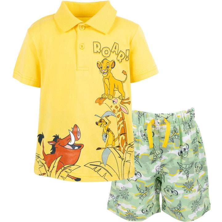 Disney Polo Shirt and Shorts Outfit Set - imagikids