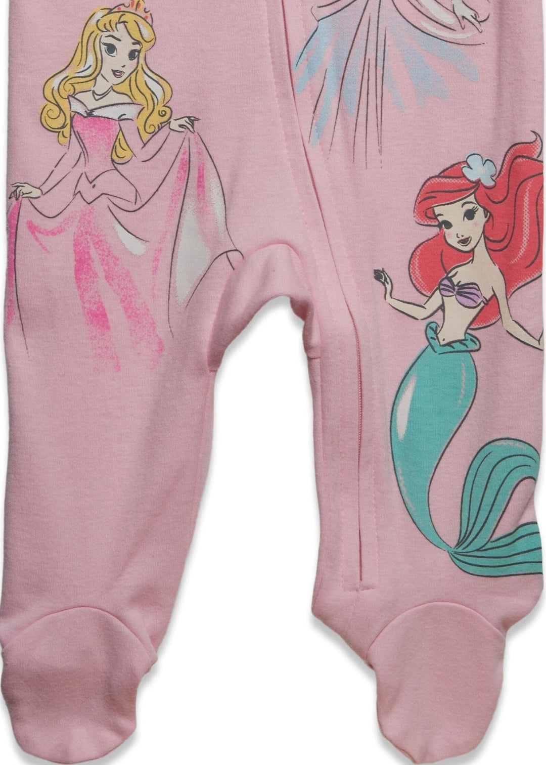 Disney Princess 2 Pack Zip Up Sleep N' Play Coveralls - imagikids