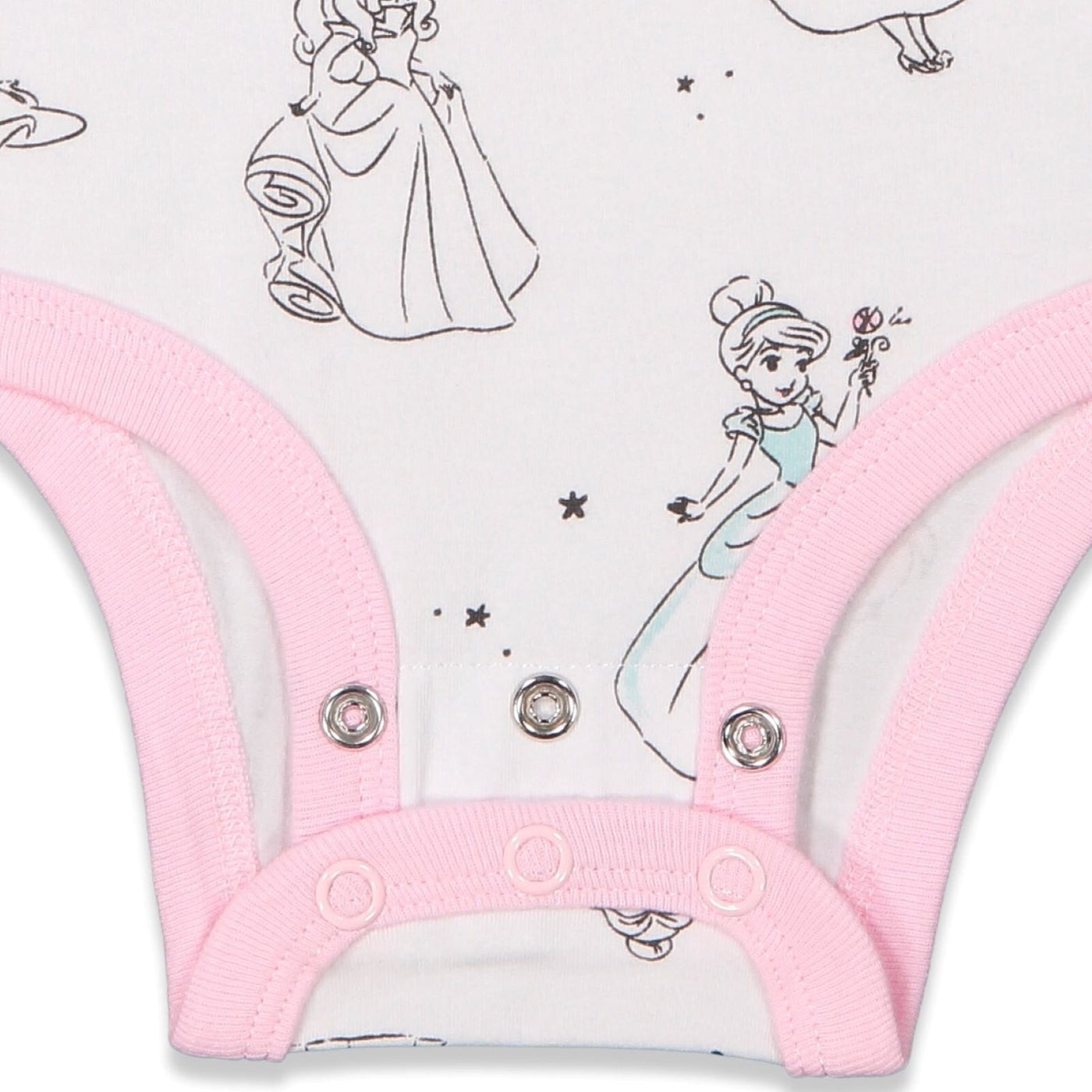 Disney Princess 3 Pack Bodysuits - imagikids