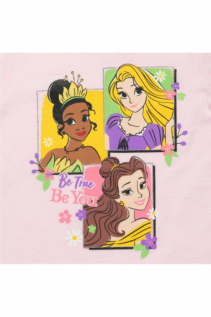 Disney Princess 3 Pack Graphic T-Shirts - imagikids