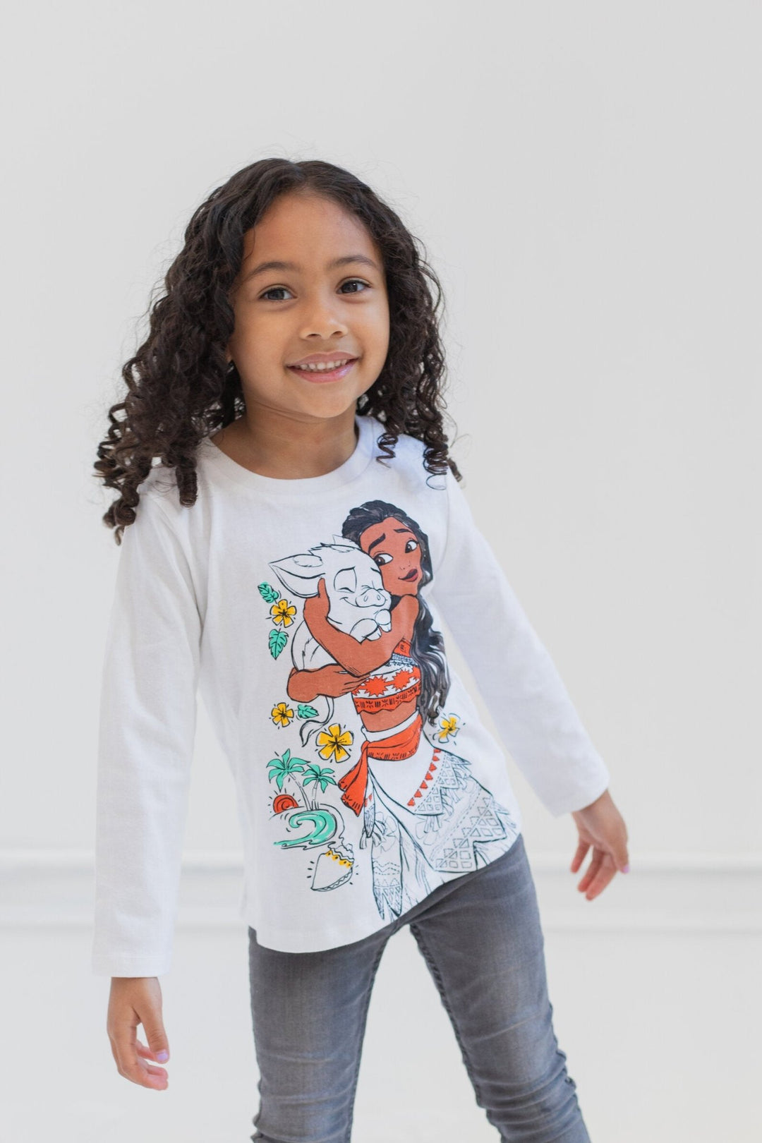 Disney Princess 3 Pack Long Sleeve T-Shirts - imagikids