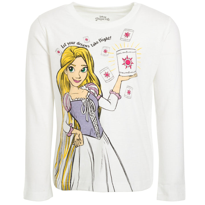 Disney Princess 3 Pack Long Sleeve T-Shirts - imagikids