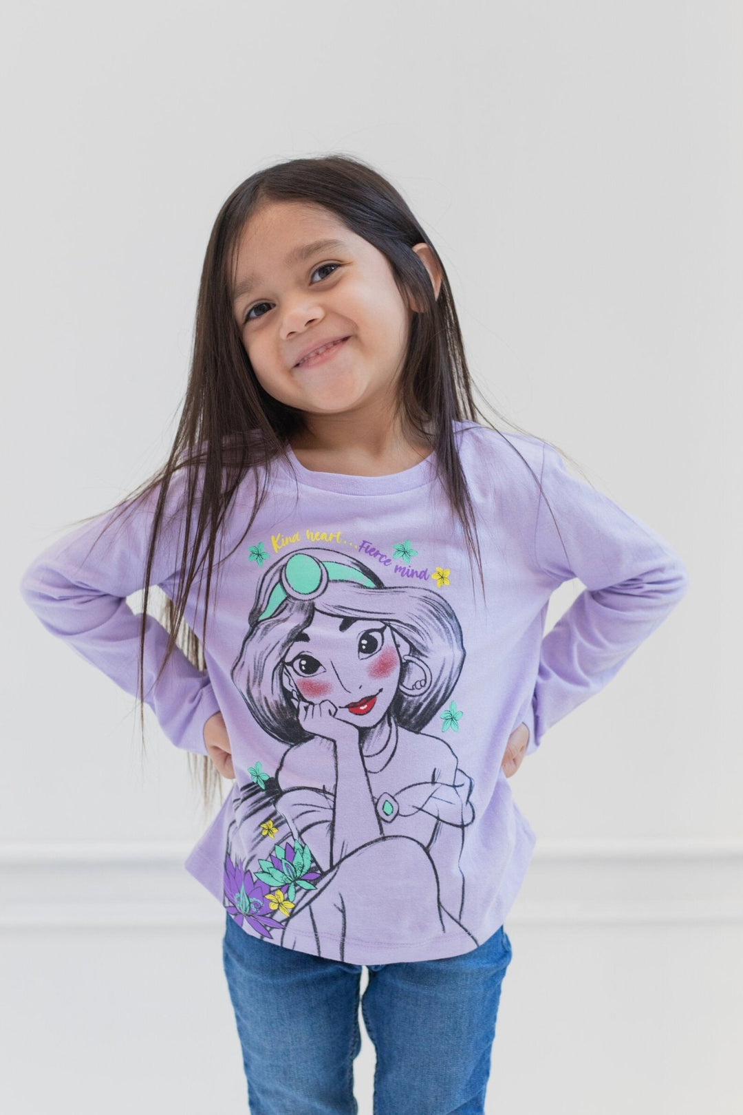 Disney Princess 3 Pack Long Sleeve T-Shirts - imagikids