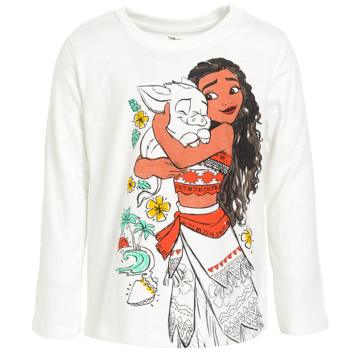 Disney Princess 3 Pack Long Sleeve T-Shirts - imagikids