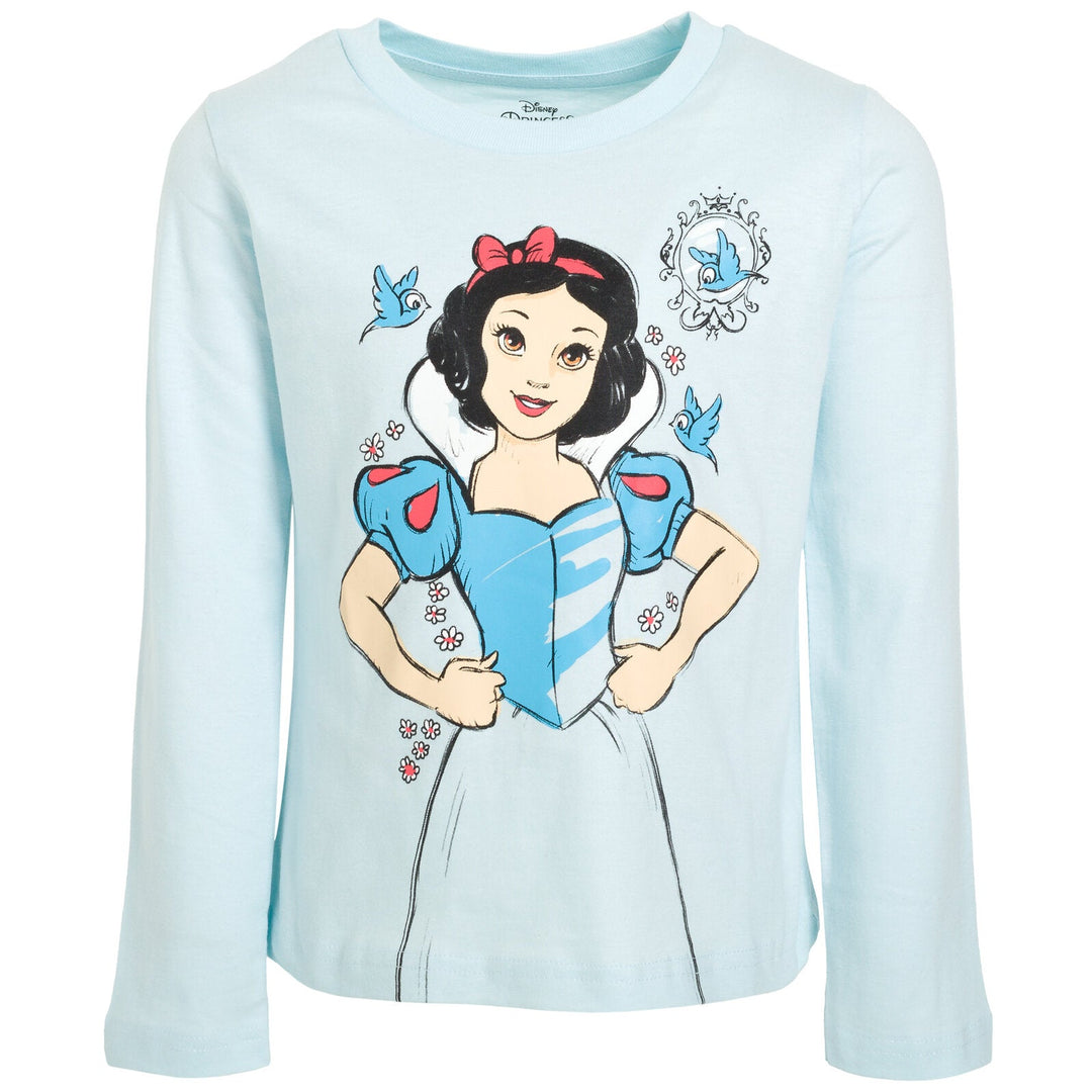 Disney Princess 3 Pack Long Sleeve T-Shirts - imagikids