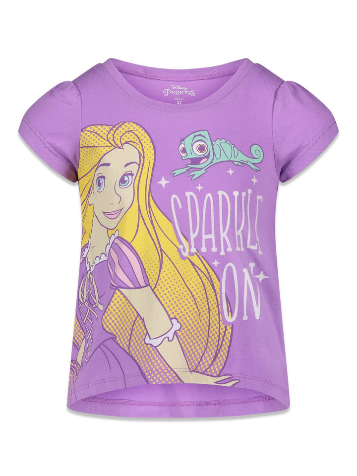 Disney Princess 4 Pack T-Shirts - imagikids