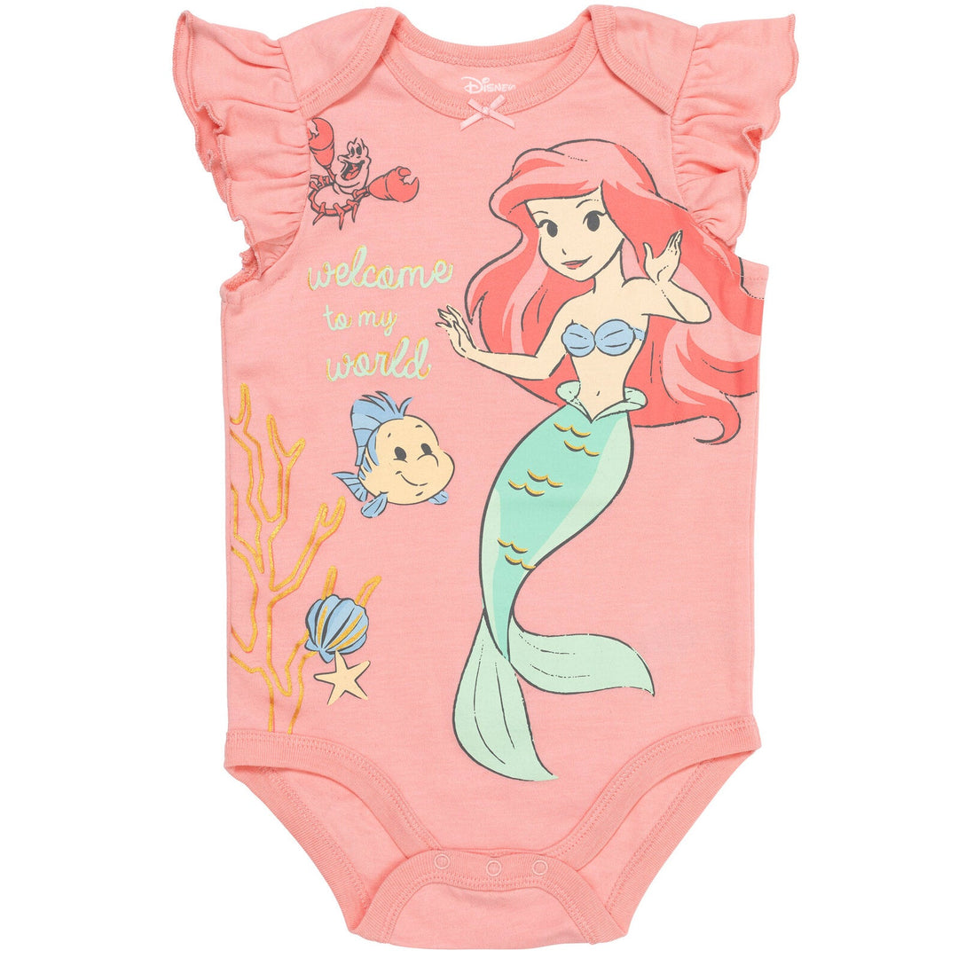 Disney Princess 5 Pack Bodysuits - imagikids